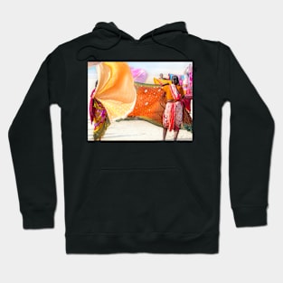 Saris on Gokarna beach Hoodie